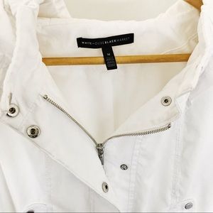 White House Black Market hooded utility jacket